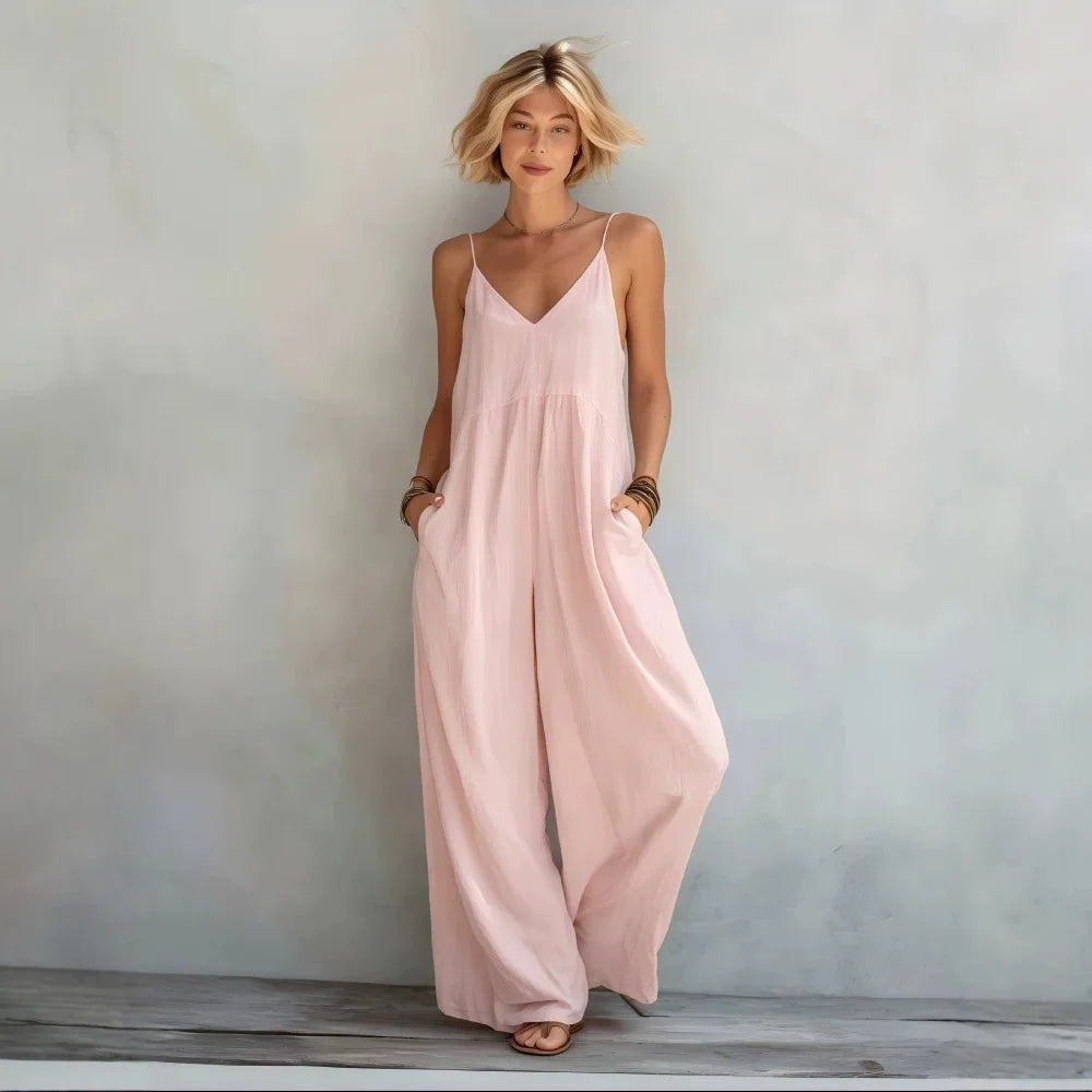 Vanya Pocket Wide Leg Jumpsuit