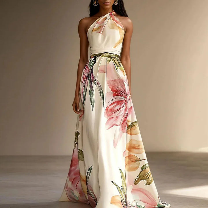 Suzane Floral Wedding Guest Maxi Dress