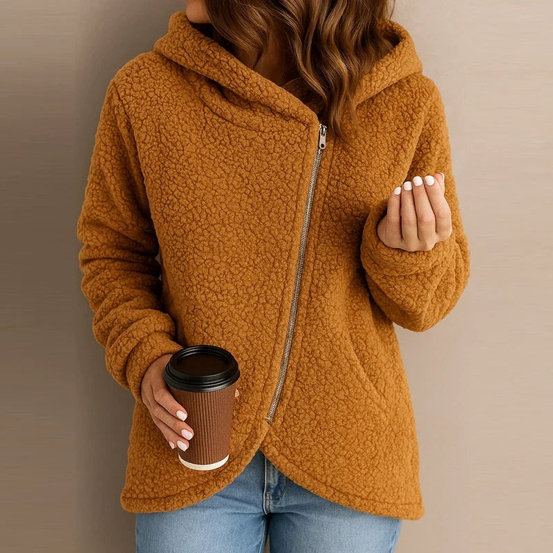 Dania Asymmetric Zip Hoodie