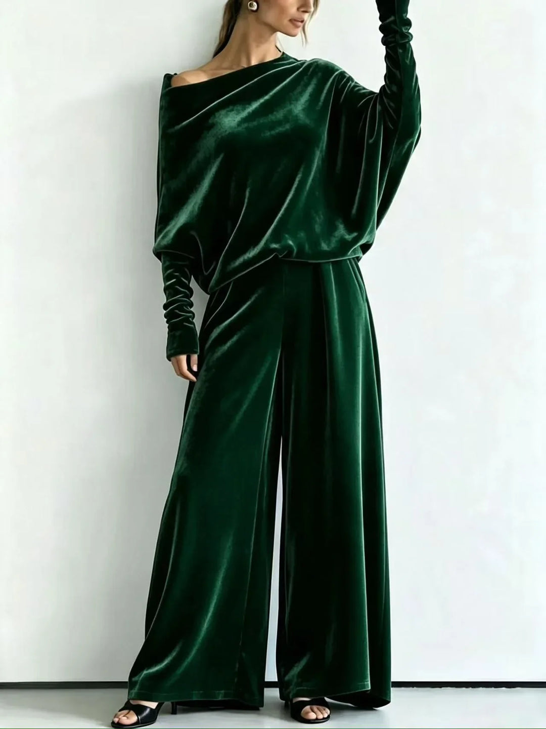 Marisette Off Shoulder Matching Set