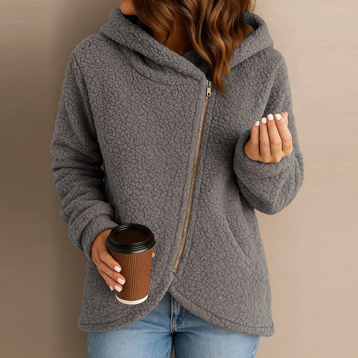 Dania Asymmetric Zip Hoodie