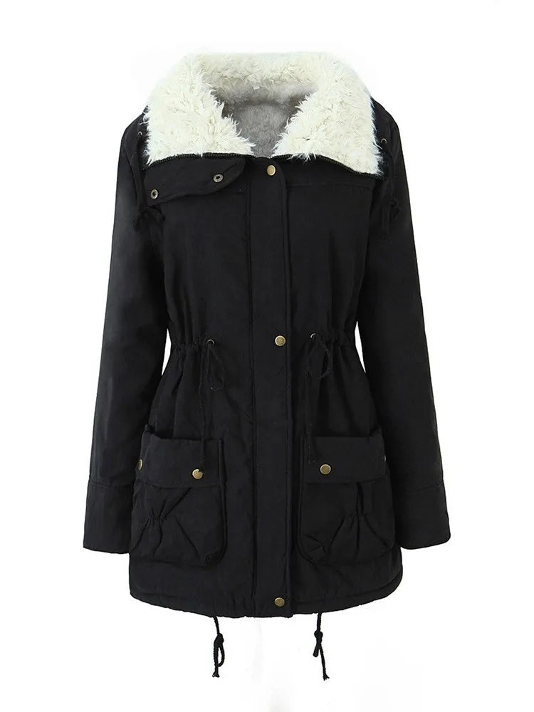 Sabina Drawstring Waist Parka