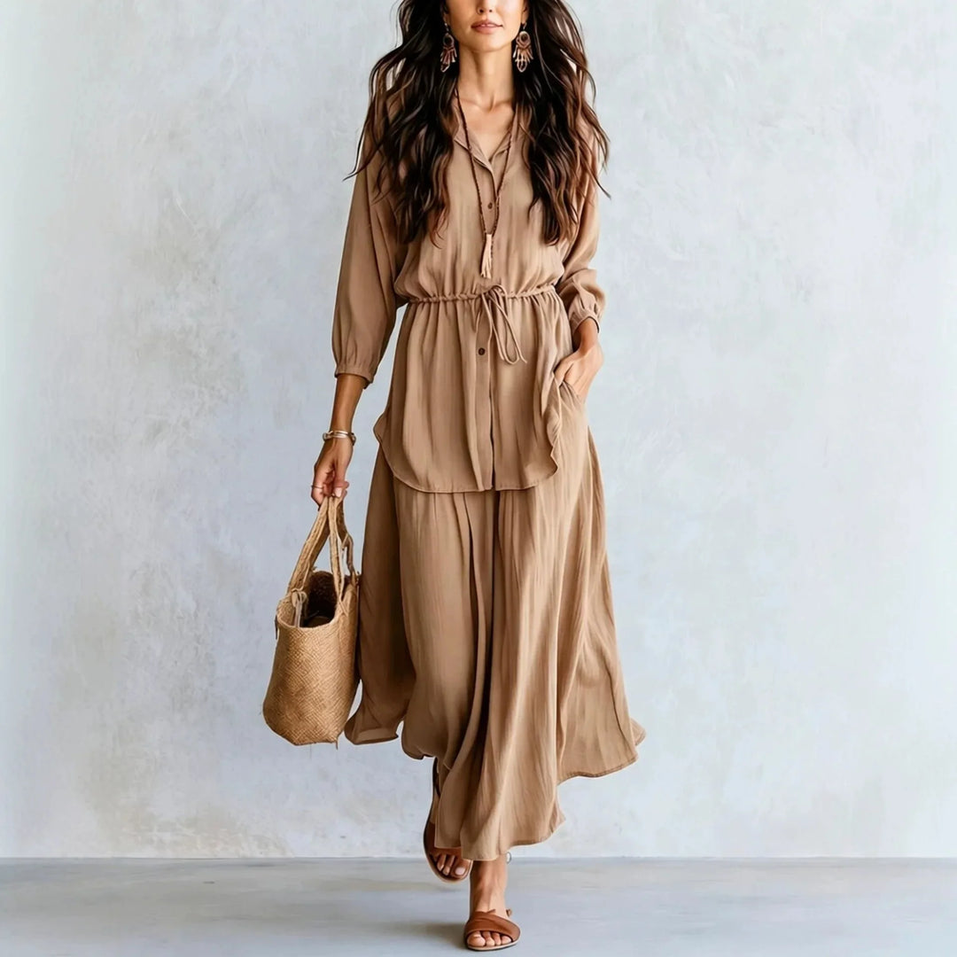 Zahara Relaxed Comfort Skirt Set
