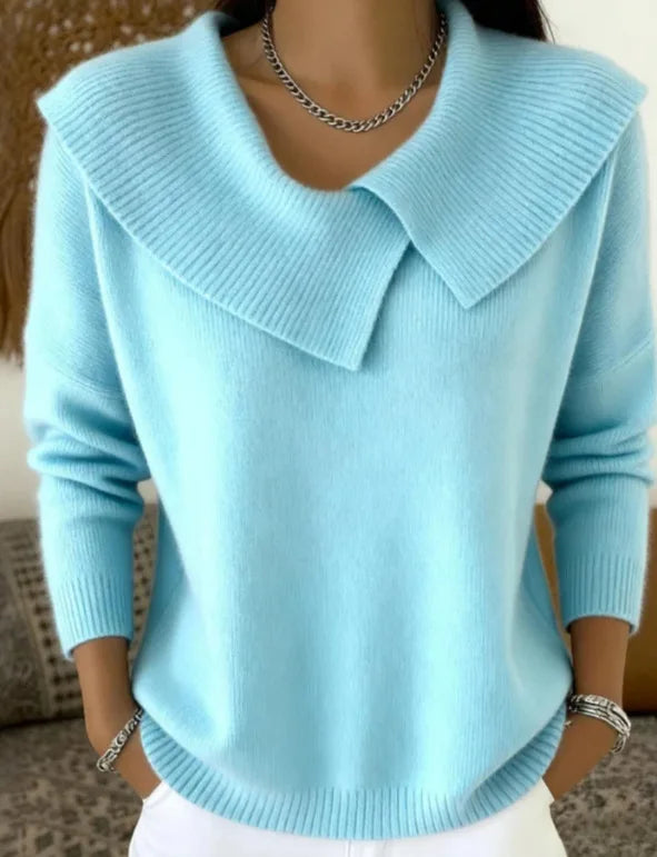 Hazel Fold Collar Sweater