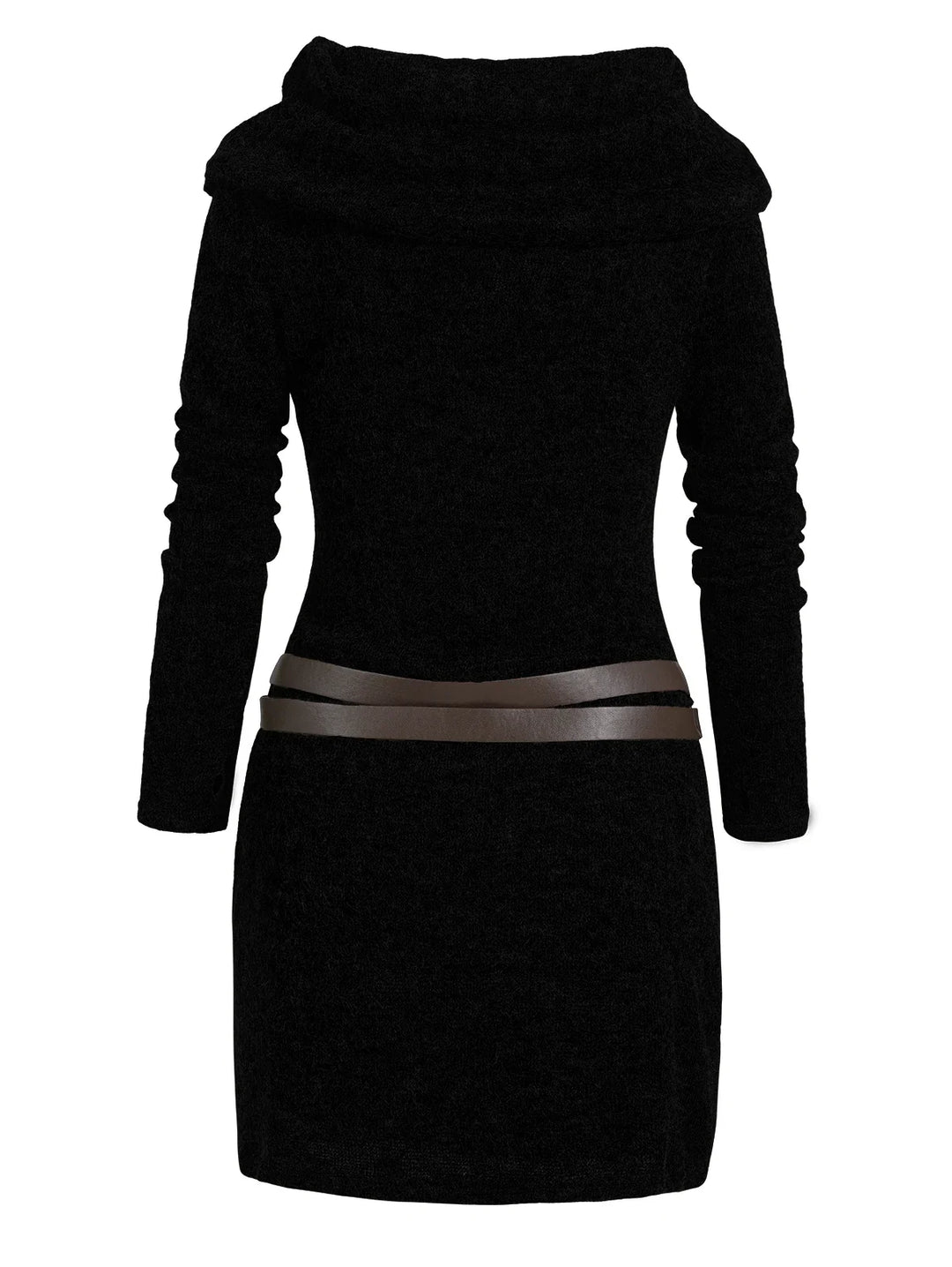 Marielys Cowl Neck Sweater Dress
