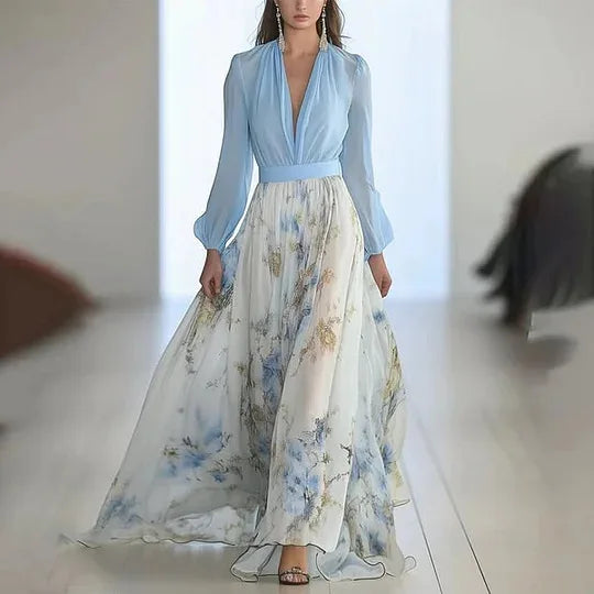 Andrea Floral Print Wedding Guest Dress