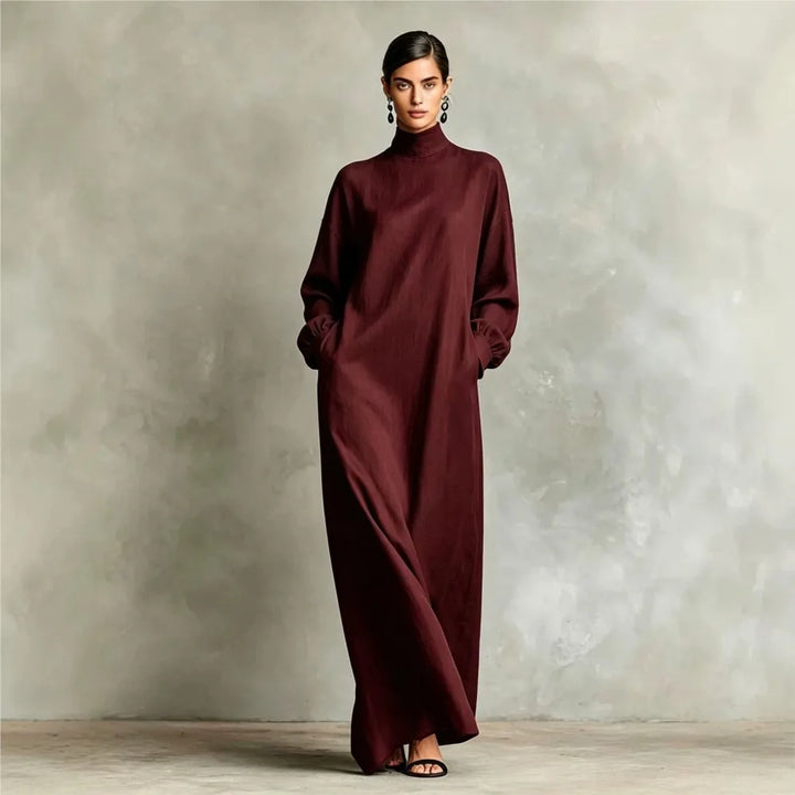 Halcyon Turtleneck Maxi Dress