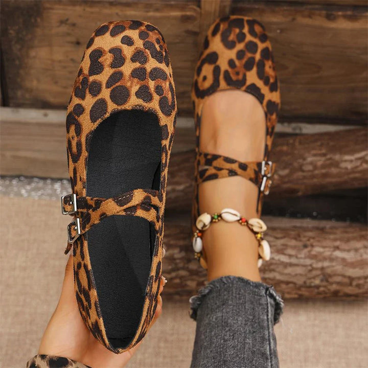 Wynna Comfortable Supportive Mary Jane Flats