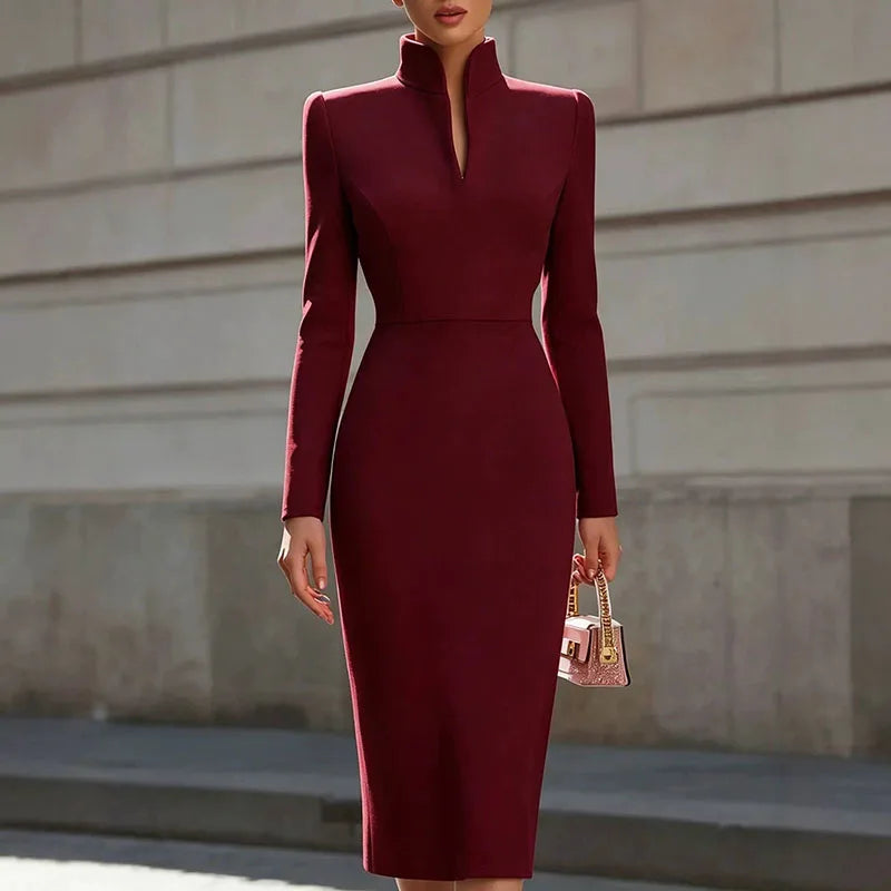 Orleena Semi Formal Midi Dress