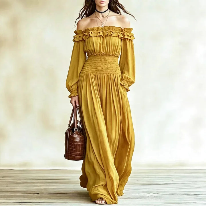 Calista Off Shoulder Maxi Dress