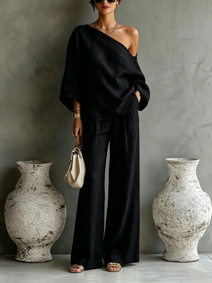 Amara One Shoulder Matching Set