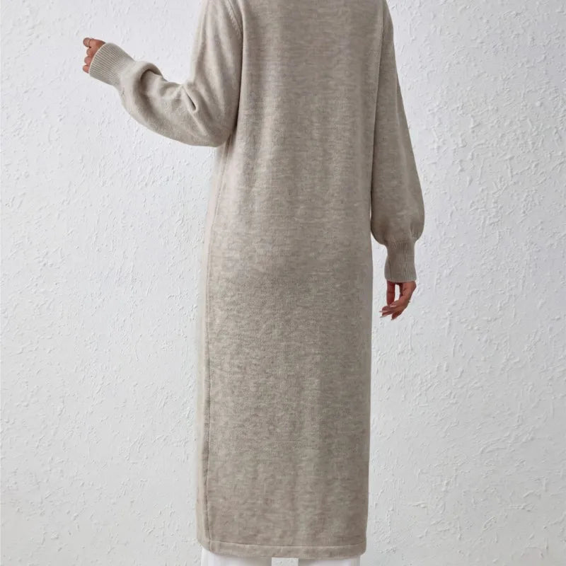 Elodie Long Ribbed Cardigan