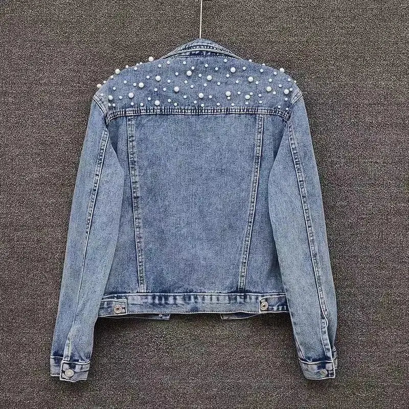 Brenna Studded Denim Jacket