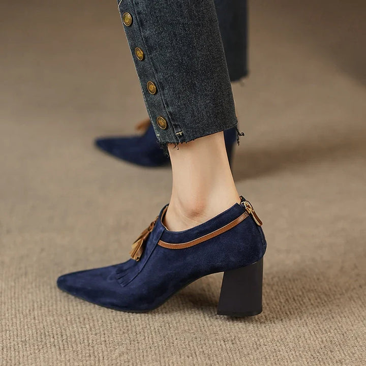 Emmeline Fringe Tassel Pumps