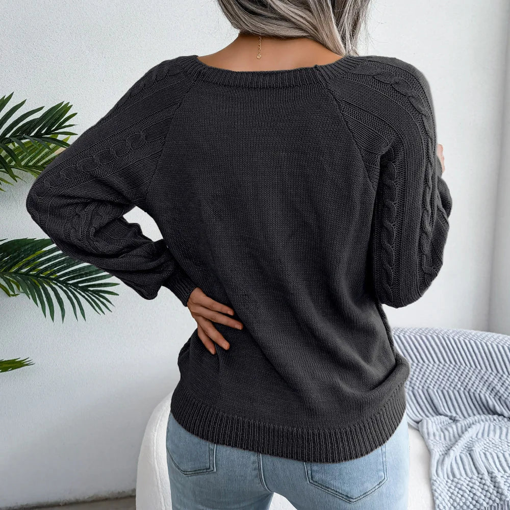 Marielena Square Neck Sweater