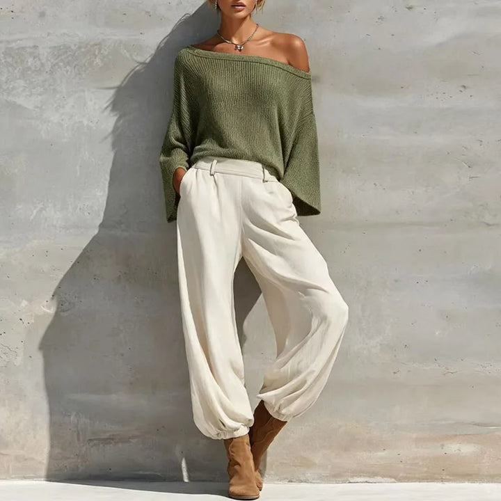 Sabrina Knit One Shoulder Set