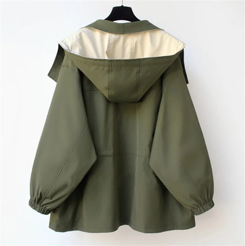 Winona Contrast Collar Trench