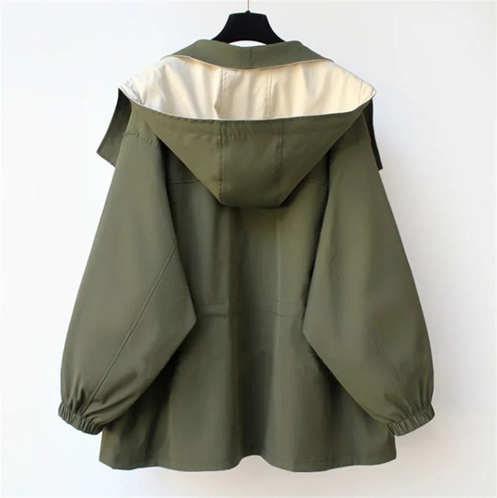 Winona Contrast Collar Trench