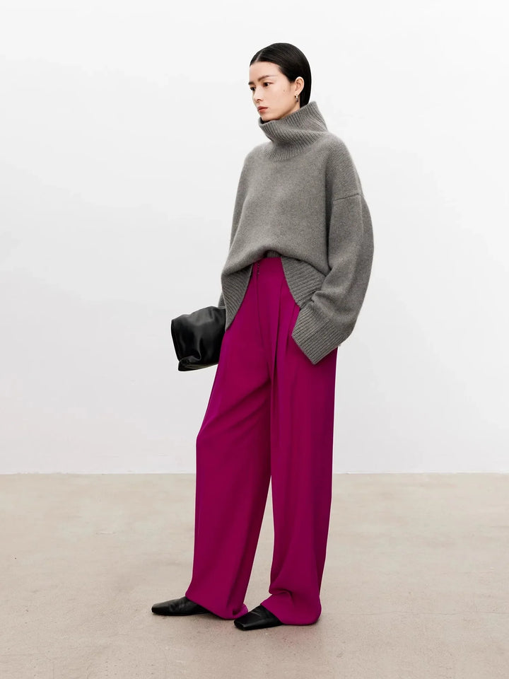 Marisla Turtleneck Cashmere Pullover