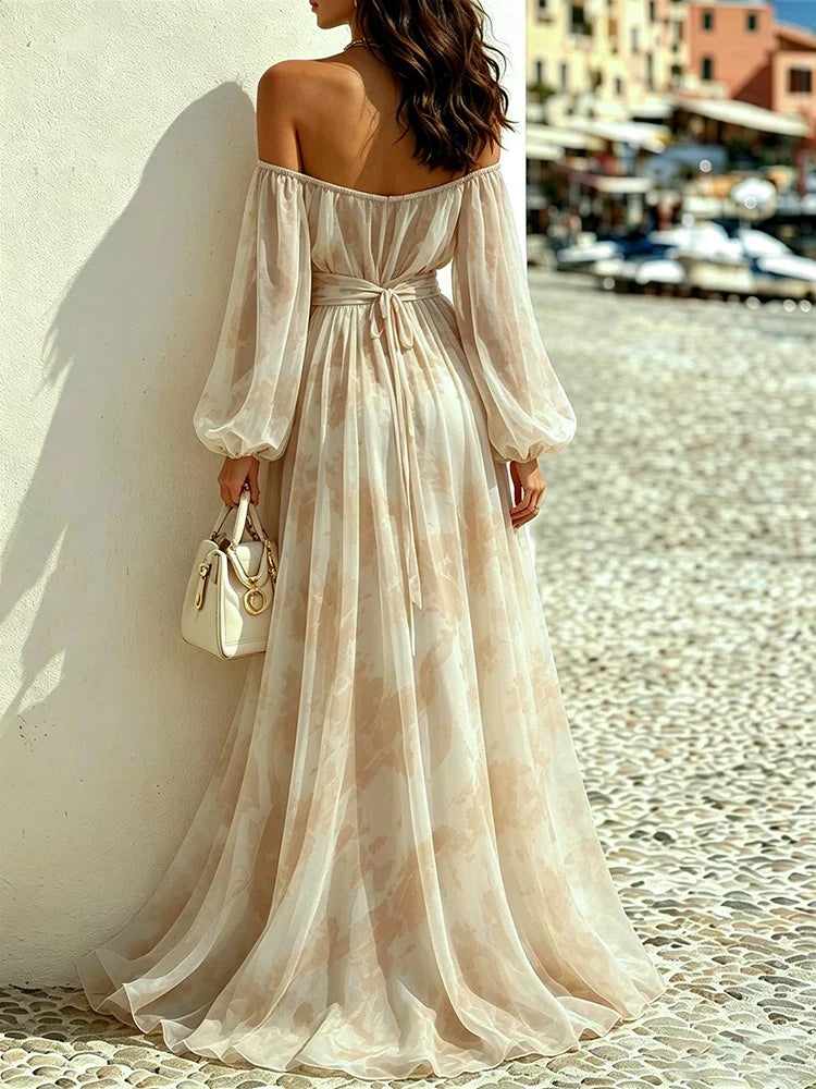 Faustina Off Shoulder Maxi Dress