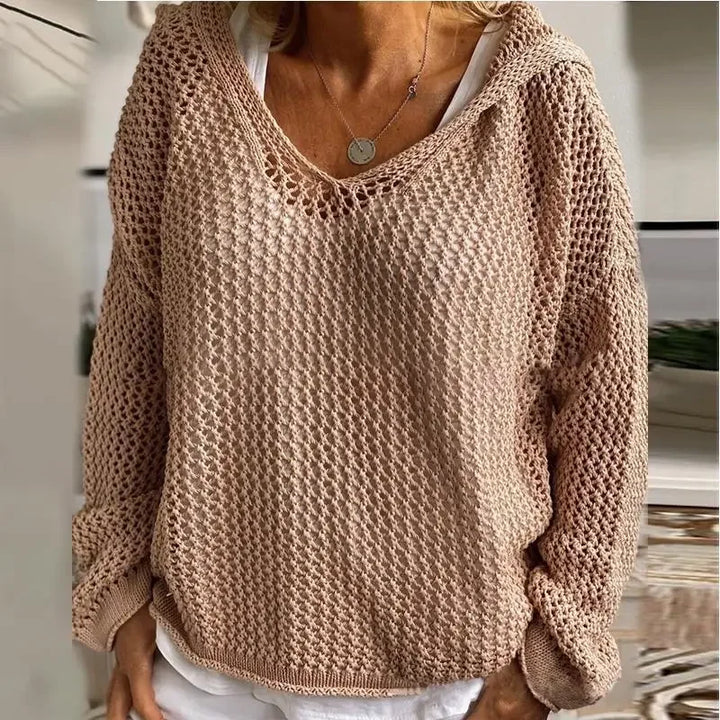 Livia Lightweight V Neck Sweater