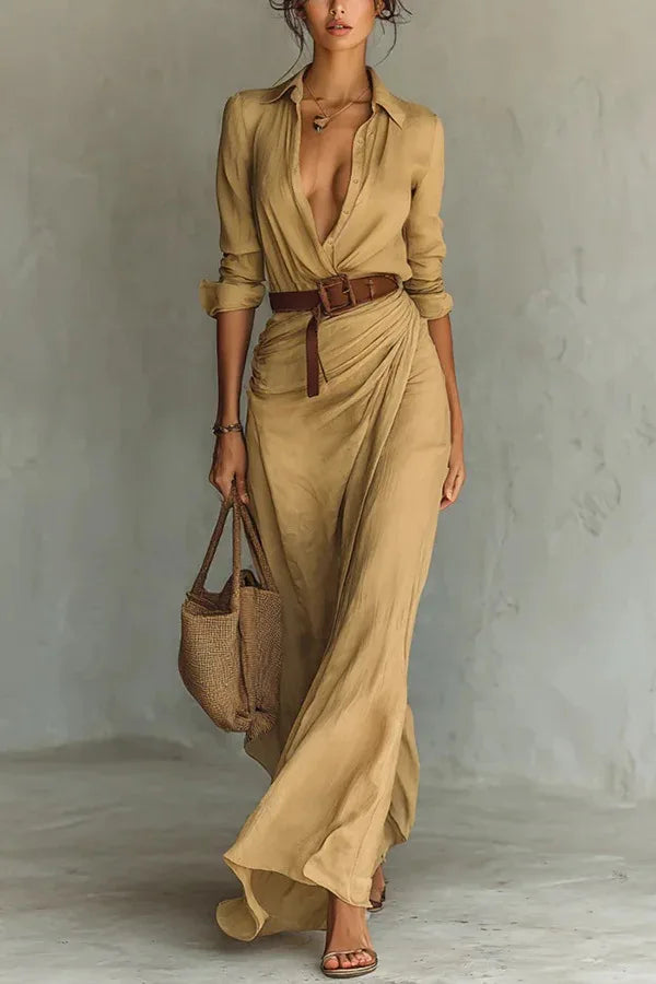 Kaylee Wrap Maxi Dress