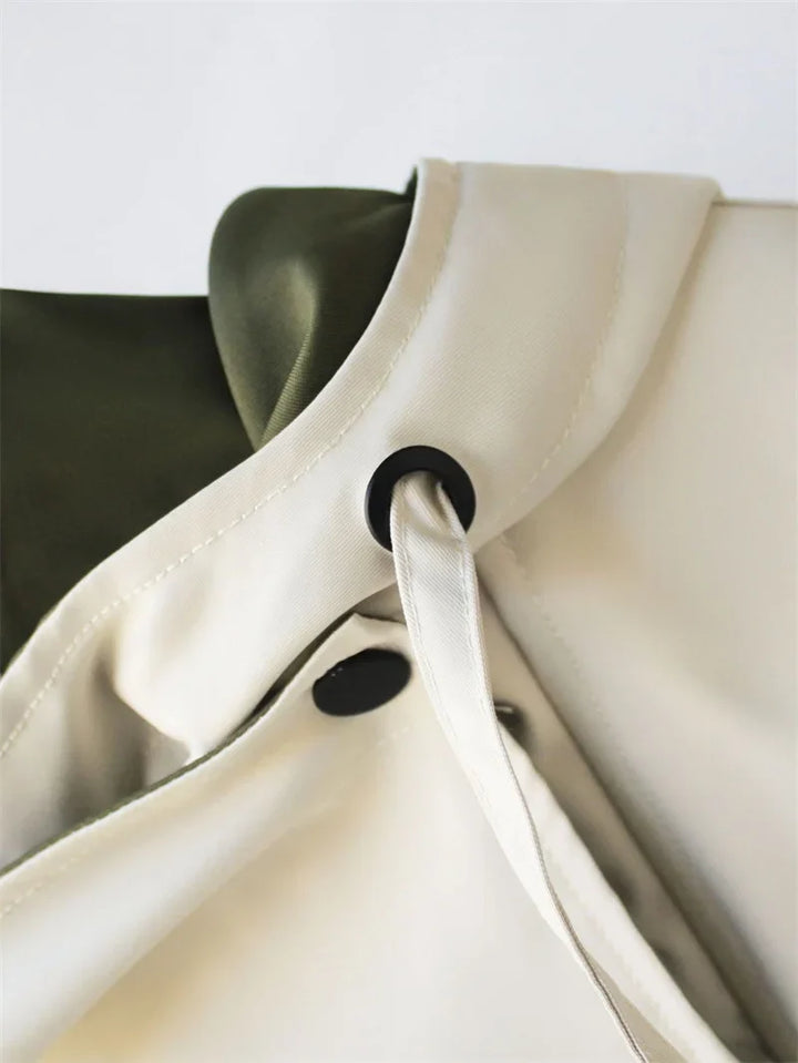 Winona Contrast Collar Trench