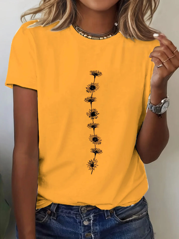Elorina Sunflower Graphic Tee