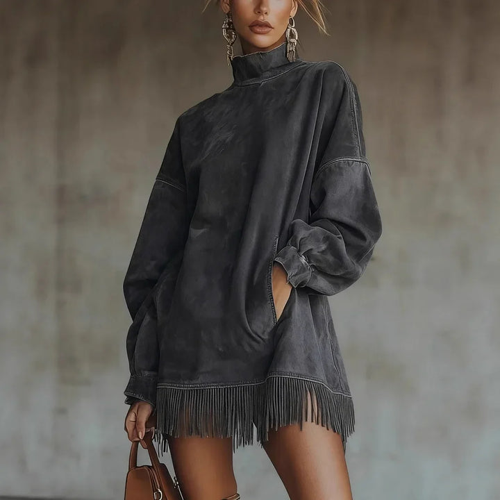 Solena High Neck Tunic Dress