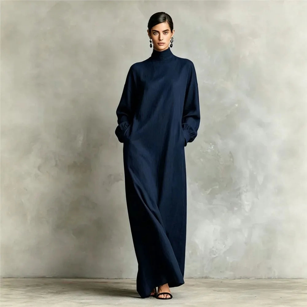 Halcyon Turtleneck Maxi Dress