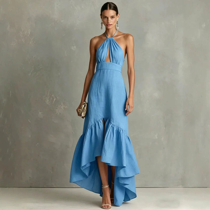 Heather Halter Wedding Guest Dress