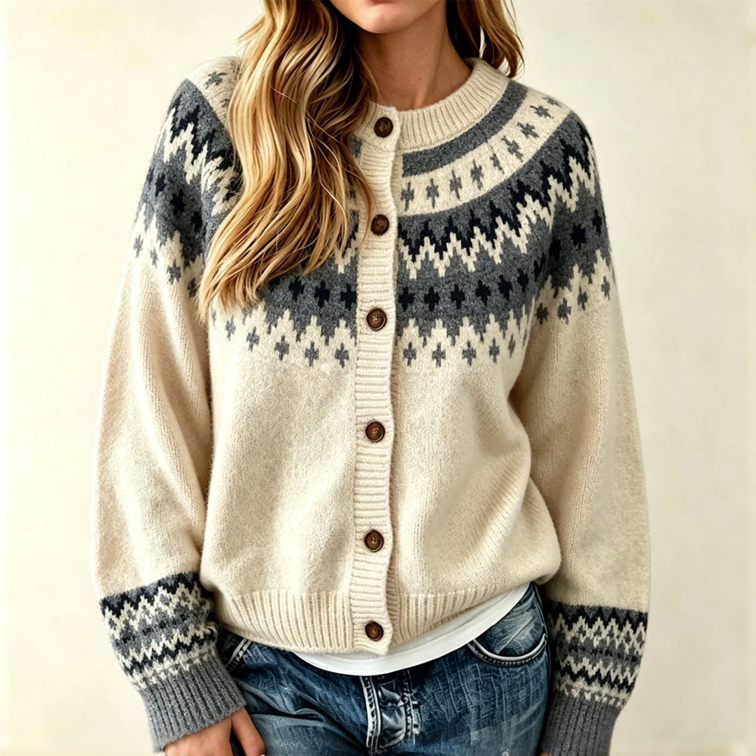 Ingrid Button Front Knit Cardigan