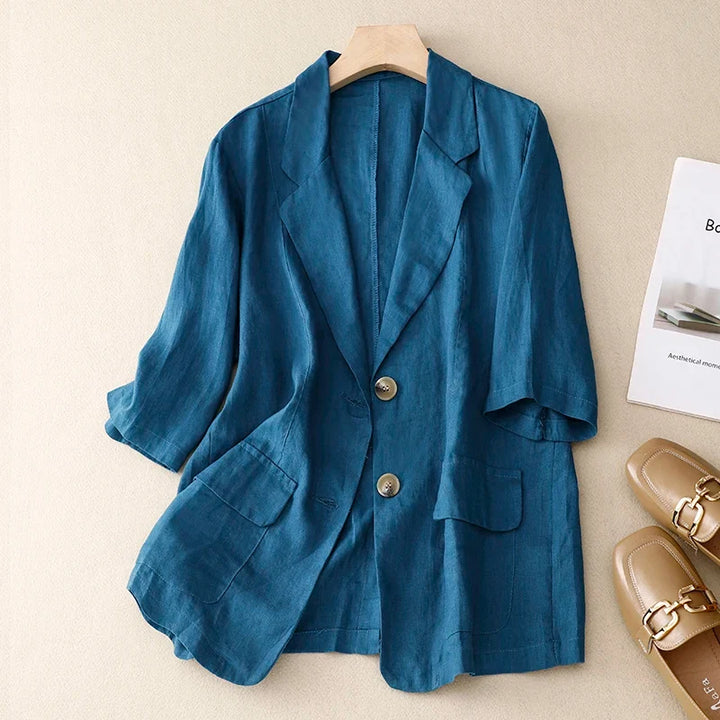 Mireya Linen Blend Blazer
