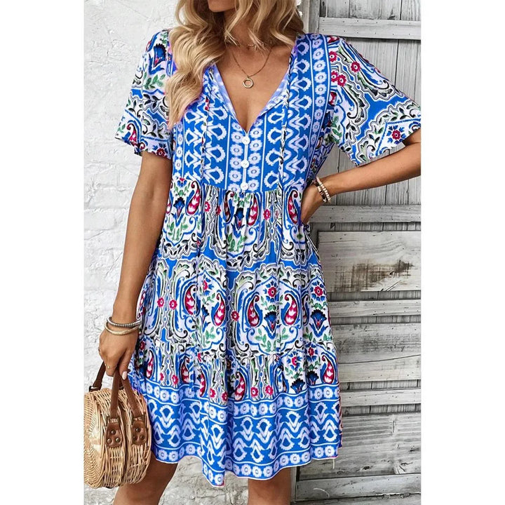 Fiora Bohemian Mini Dress