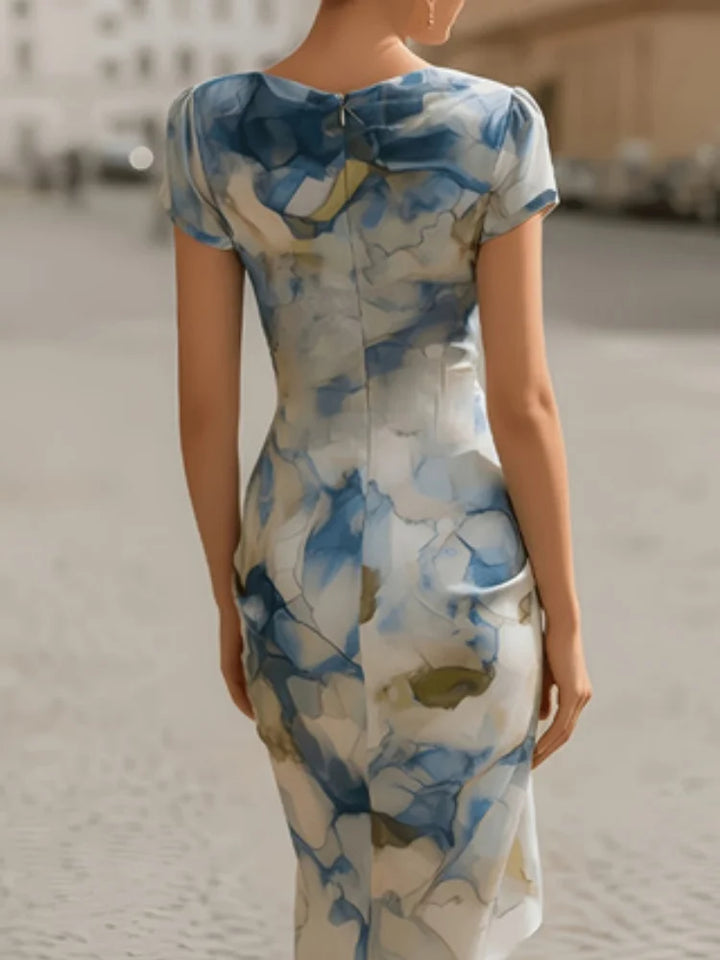 Estelle Cowl Neck Midi Dress