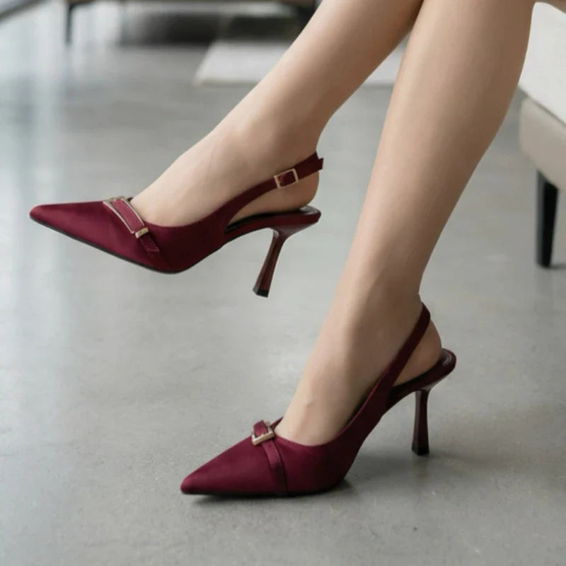 Avenelle Pointed Slingback Heels