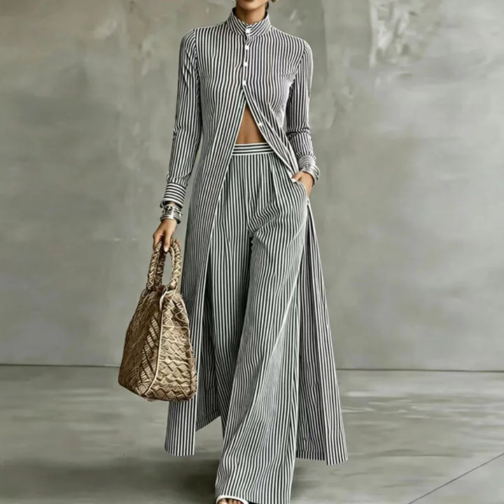Simone Striped Two Piece Set