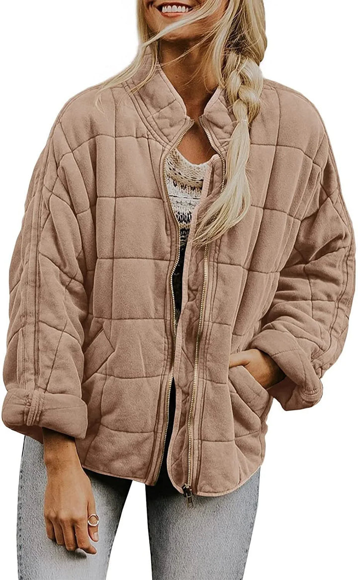 Amara Quilted Bomber Jacket