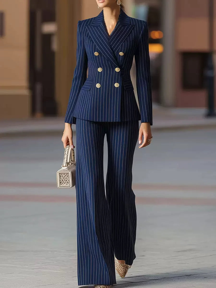 Marlowe Double Breasted Pant Suit