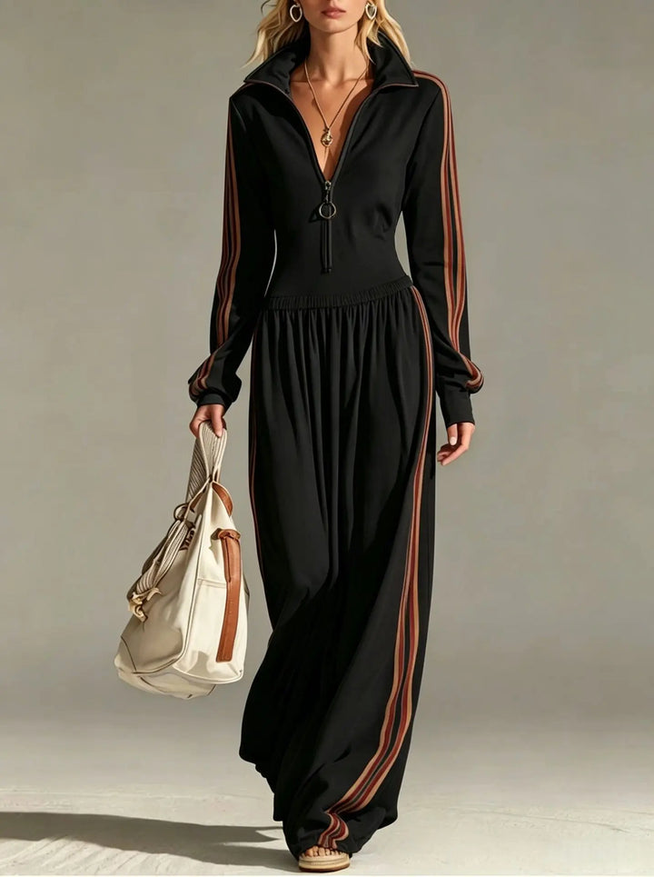 Azelie Activewear Stripe Jumpsuit