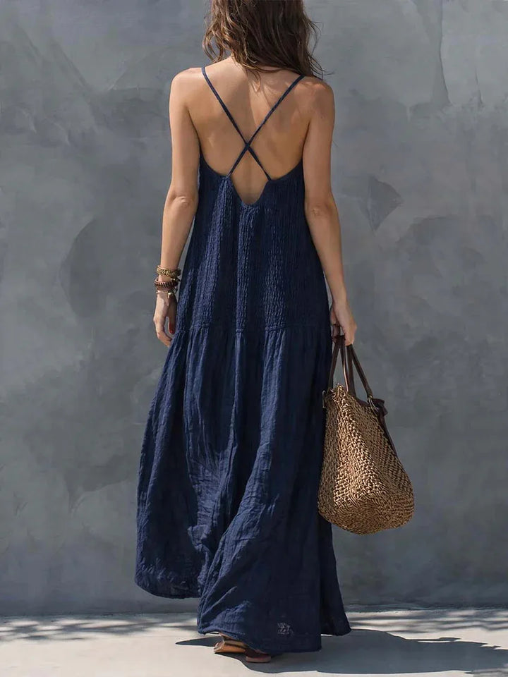 Tacia Sophisticated Boho Maxi Dress