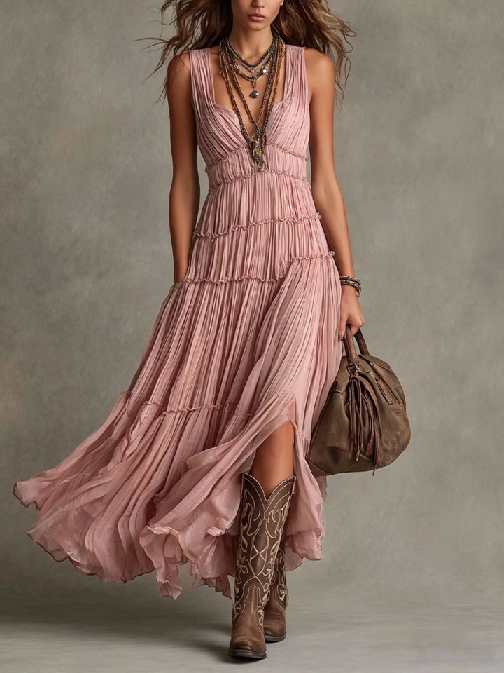 Camilla Tiered Boho Maxi Dress