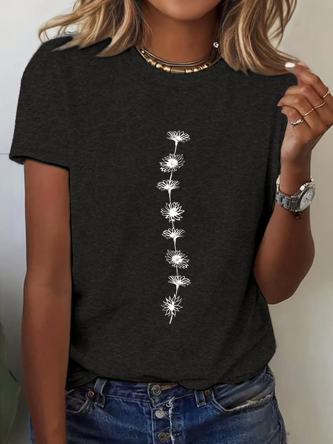 Elorina Sunflower Graphic Tee