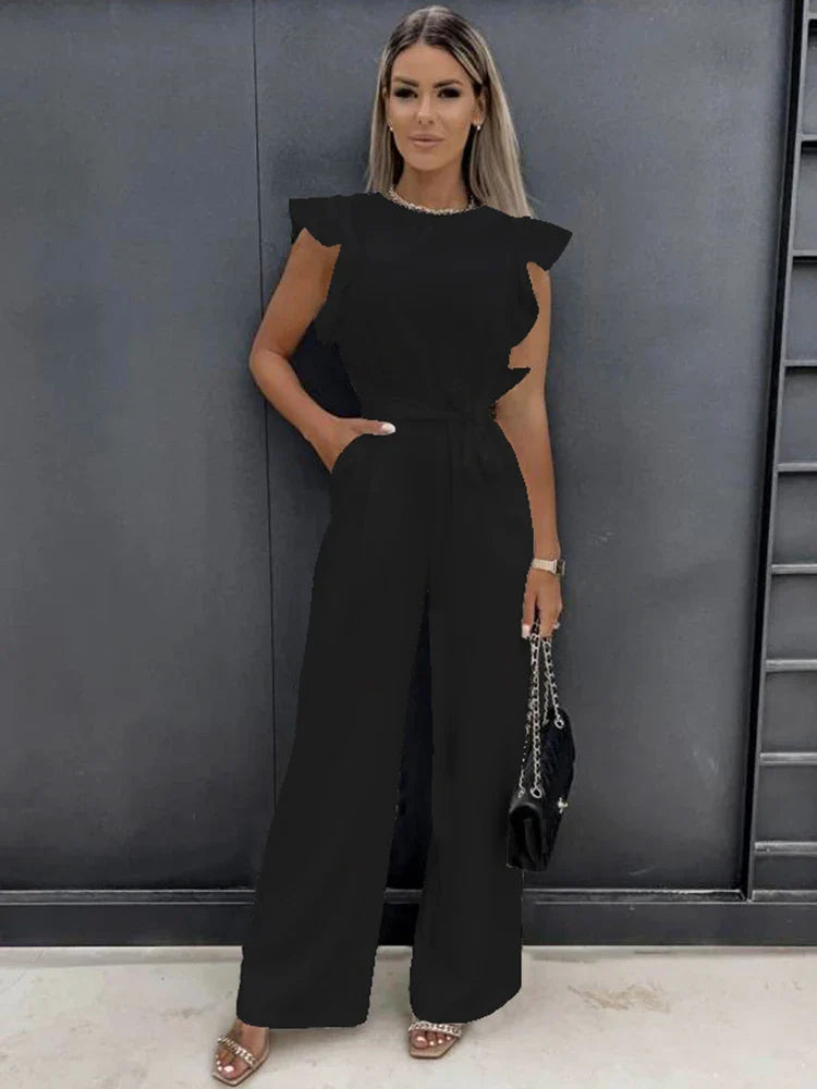 Tatiana Elegant Wide Leg Jumpsuit