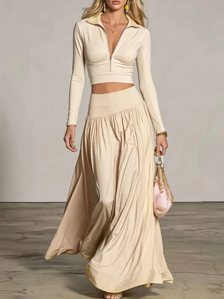 Neoma Relaxed Flowy Skirt Set