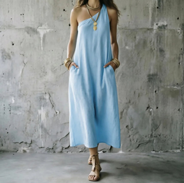 Virelia One Shoulder Maxi Dress
