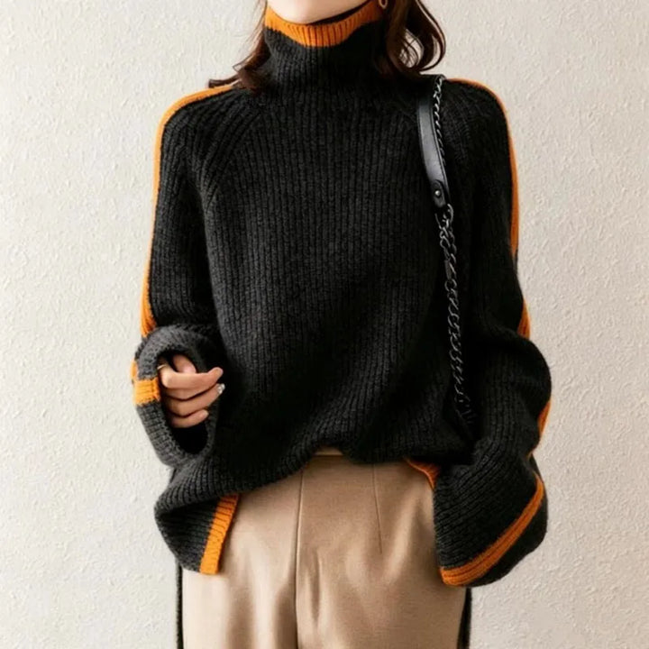 Claire Contrast Trim Sweater