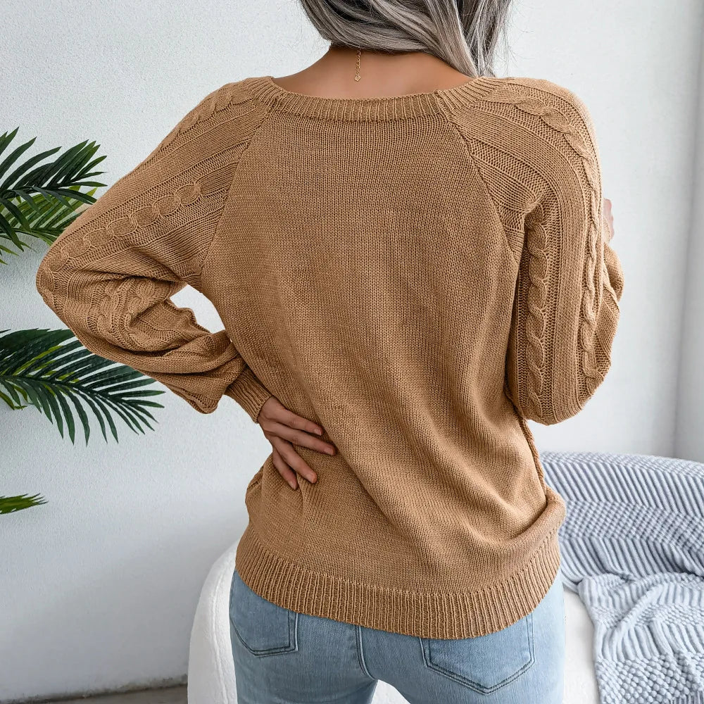 Marielena Square Neck Sweater