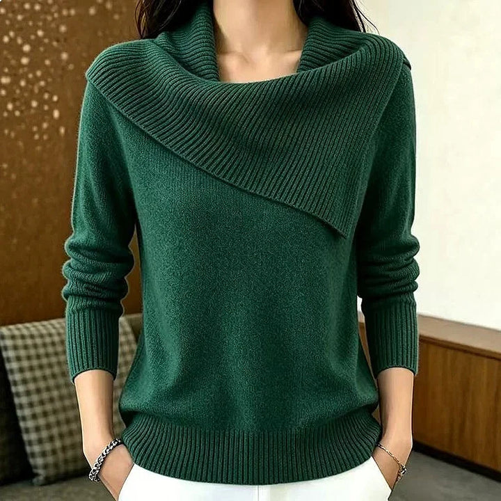 Josephine Foldover Collar Sweater