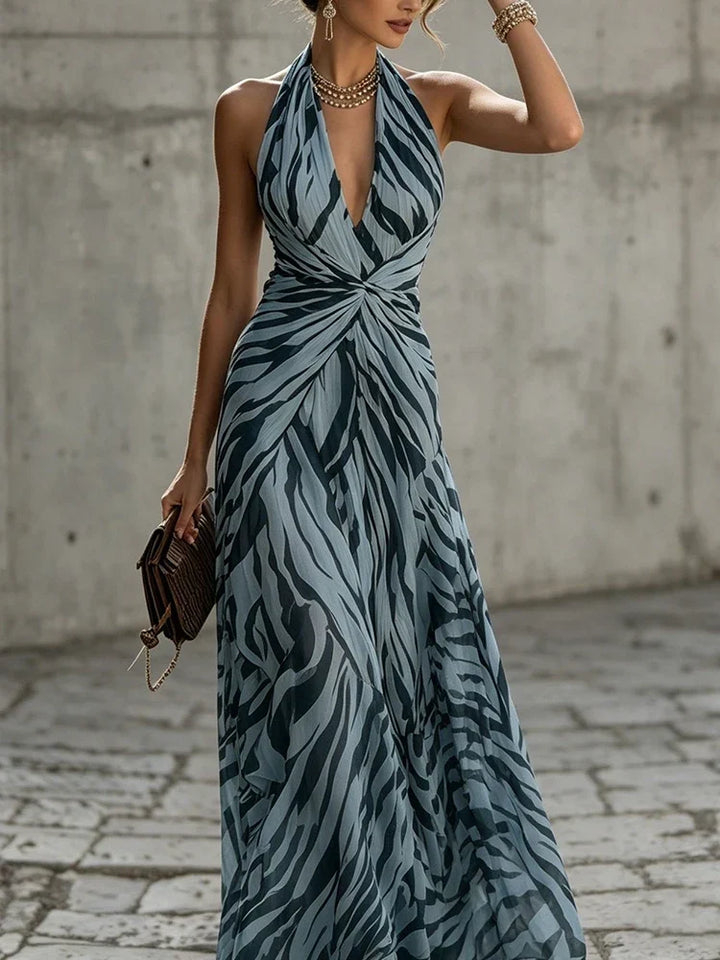 Vasilisa Twisted Waist Maxi Dress